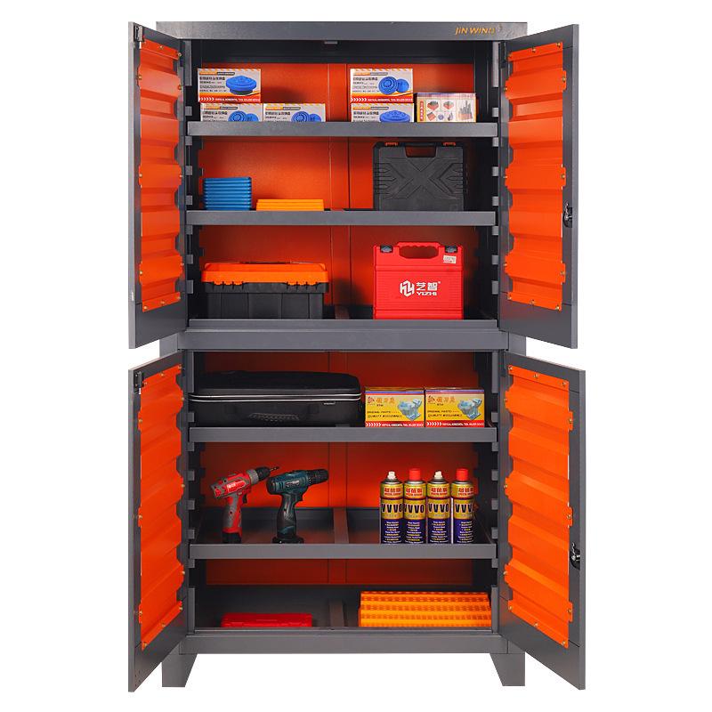 Industrial Heavy-Duty Workshop Tool Cabinet with Double Doors for Multi-Functional Tool Storage
