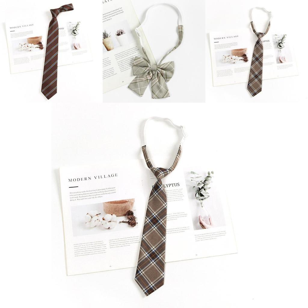 Детский галстук в клетку с ретро-клеткой для повседневной школьной носки