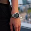 Casio G-Squad G-Shock 40-летний юбилей Прозрачная версия Remix Водонепроницаемость 200 м Кварцевый механизм Ремешок из смолы и нержавеющей стали Мужские часы Черные DWE-5640RX-7JR