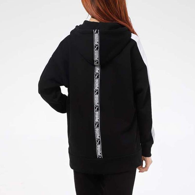 Puma Куртка с капюшоном и логотипом Colorblock, женская, черная 531278-01