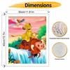 Disney Lion King The Lion King digital oil painting diy handpainted coloring painting home decoration wall art gift for wall decor