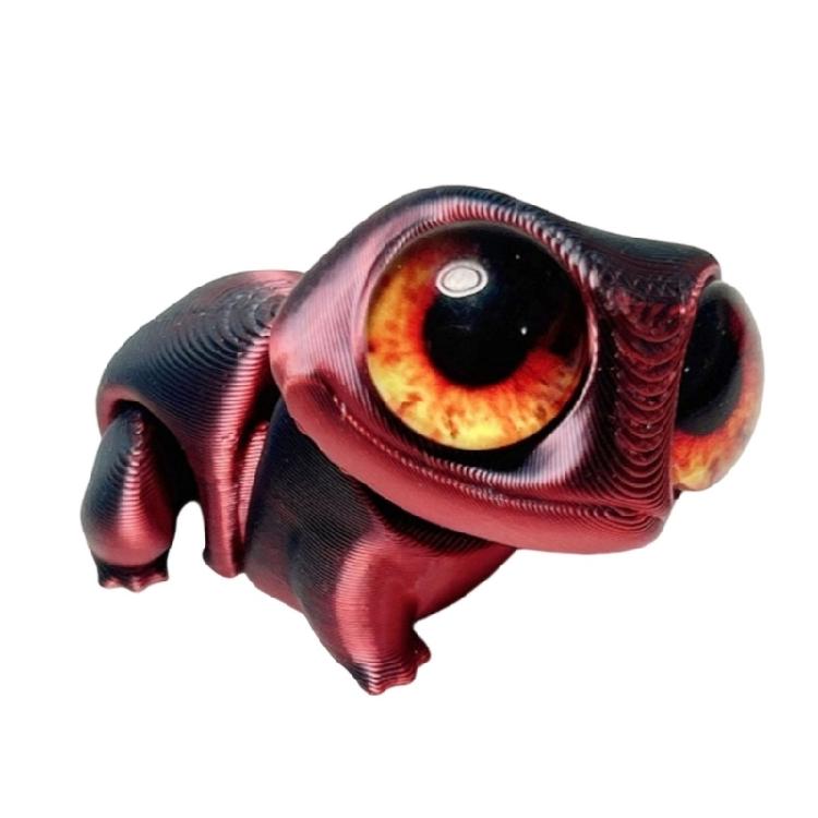 Красочная Фигурка Лягушек Детализированная 3D Печать Миниатюра Настольный Дисплей Миниатюрная Фигурка Животного