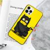 JM28 Милые Миньоны черный мягкий чехол для Samsung Note 20 Lite S24 Ultra S23 A03 A05 A06 A11 A71 A15 A16 A13 A24 A25 A33 A52 A53 A50 M55 M35 Plus