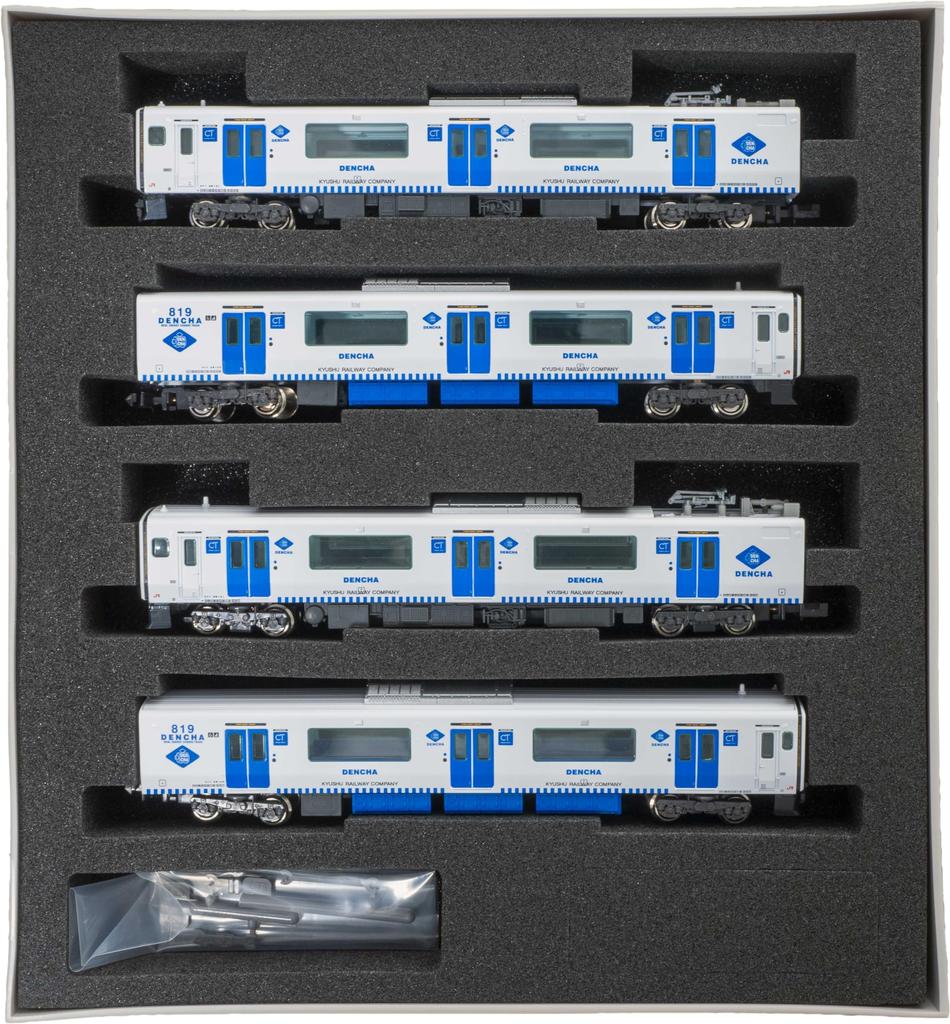 Greenmax масштаб N JR Kyushu серия BEC819 серия 300 + серия 5300 (Линия Касаи) Комплект из 4-х автомобилей (с мотором) Модель поезда 31786