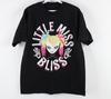 Футболка с надписью Little Miss Bliss Alexa Bliss Черная Унисекс S-2345XL ND825 Унисекс Футболка