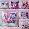 Горячие K-pop Охотники на демонов Мультяшные Наволочки Декоративные Домашние Двусторонняя Печать Квадратная Подушка Спальня Комната Украшение Наволочка