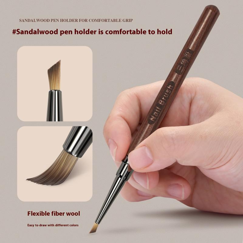 Кисть-ручка для нейл-арта, кисть для фототерапии, деревянная кисть для детализации, кисть для рисования, несколько стилей, салон для ногтей