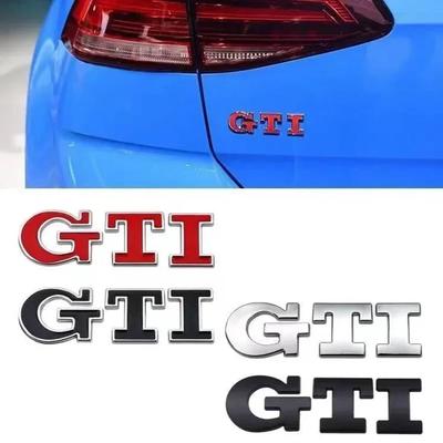 1 шт. Металлический логотип GTI для автомобиля, эмблема на заднюю дверь, наклейки, наклейки для Golf 4 5 6 7 8 Passat Jetta Polo Touareg GTD GLI Touran