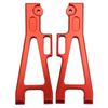 2pcs RC Suspension Arm Aluminum Alloy DIY Upgrade Front and Rear Lower Swing Arm for JLB 1 10 TruckRed