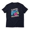 Level Unlocked Gaming Controller Art Graphic T-Shirt Unisex Lightweight Cotton