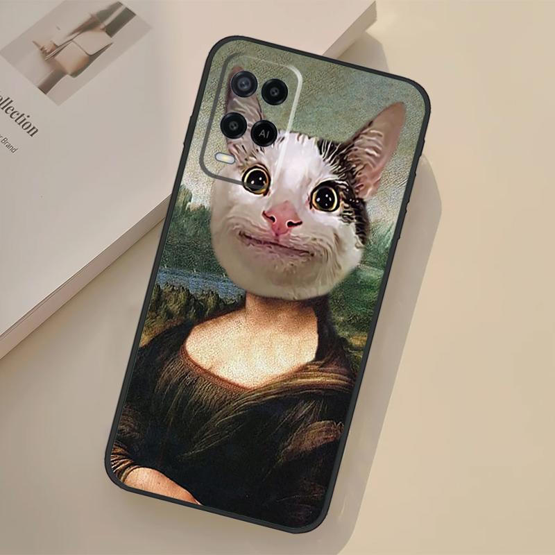 Мемное лицо Белуги Улыбающийся Чехол Для Oppo A17 A57 A77 A74 A54 A94 A78 A98 A18 A60 A80 A40 A38 A58 A96 A76 A16 A15 A5 Pro