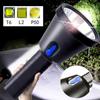 Xhp50 Flashlight Torch Powerful Led Flashlight Camping Fishing Lamp Searchlight Rechargeable 3 Modes Waterproof Lights
