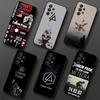 Чехол для телефона L-Linkin Meteora P-Park для Samsung Galaxy A20, A21s, A22, A31, A32, A52, A53, A72, 73, A80, A91 Мягкий черный чехол