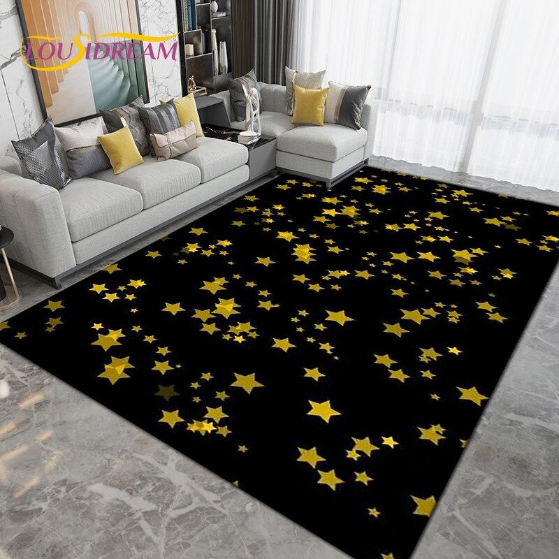 Коврик с пятиконечной звездой в виде пятиконечной звезды, ковер для гостиной, спальни, дивана, кухонный коврик для ванной комнаты, нескользящий напольный коврик, подарки