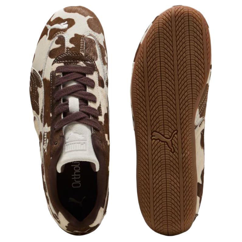 Puma Speedcat Animal Pack - Корова Женские Кроссовки Коричневые Шоколадно-коричневые Резиновая подошва 406141-01