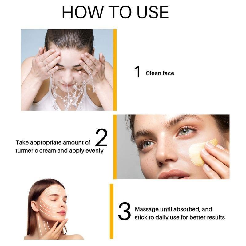 Крем для лица с травами куркумы, восстанавливающий шрам от прыщей, увлажняющий крем для темных пятен, отбеливающий, осветляющий, против прыщей, уход за кожей