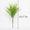 Outdoor Artificial Green Plants 5 Heads Spring Grass Handle Bundle Home Landscaping Decoration Fake Flower Engineering Green Plant Plastic Flower