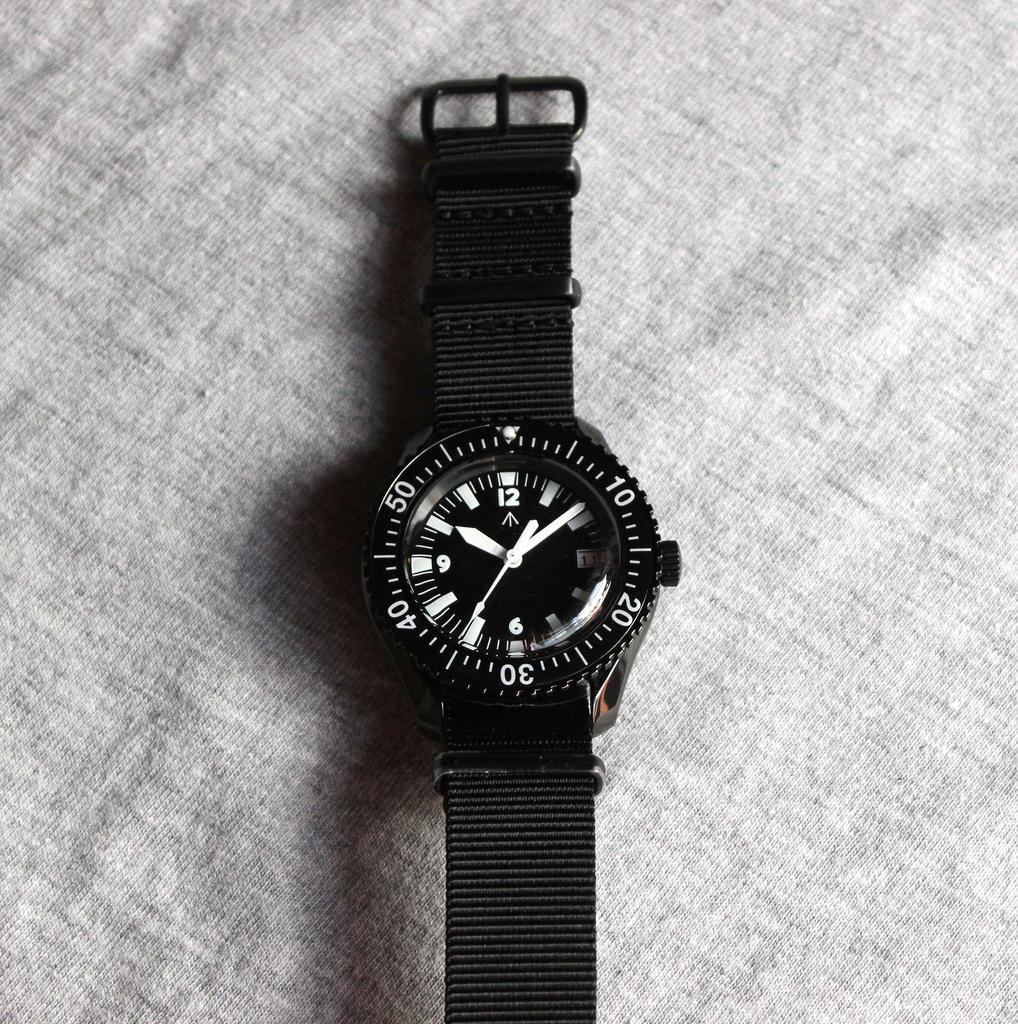 Часы Военные часы ВОЕННО-МОРСКИЕ ЧАСЫ Автоматические ROYAL Military Diver TYPE [Военно-морская компания] MIL.-05 BK/BK