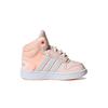 adidas Neo Hoops 2.0 Mid I Нескользящие Нескользящие Средние Детские Кроссовки Розовый Белый Младенец И Малыш FW4924