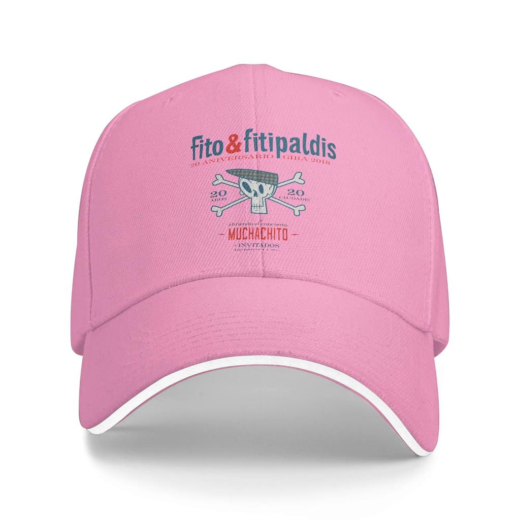 Fitos Fitipaldis Band Baseball Cap Women Unisex Custom DIY Hip Hop Hats Spring Vintage Hunting Camping Sun Visor Baseball Caps