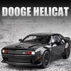 Игрушечная машина Dodge Challenger Hellcat для 1:Масштаб 32 Металлические Литые Машинки Игрушки Модный Декоративный Элемент Детский Подарок на День Рождения