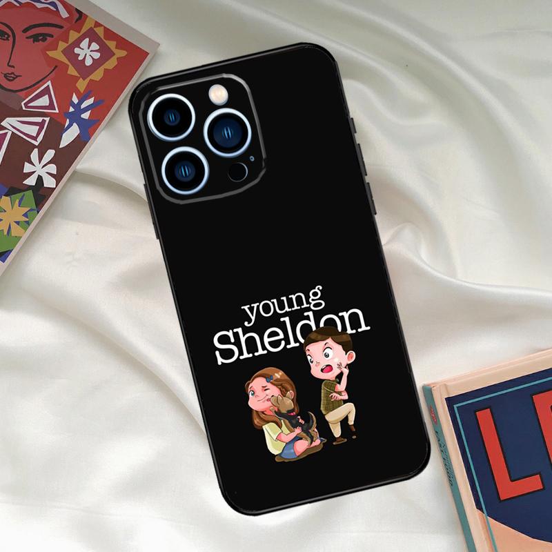 TV Series Young Sheldon Phone Case For iPhone 17 16 15 13 12 11 14 Pro Max 16 Plus 12 13 Mini 16e 17 Air Funda Cover