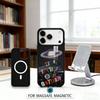 Чехол для телефона S-Сатурн S-Солнечная система Для iPhone17,16,15,14,13,12,Pro,Max,Магнитный Для Magsafe Беспроводная зарядка