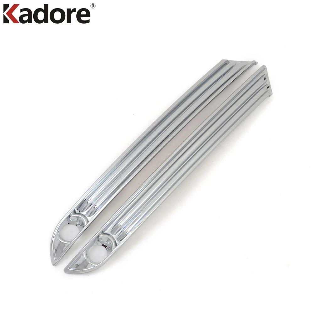 For Mazda CX5 CX-5 KF 2017 2018    Chrome Front Fog Light Lamp Cover Trim Foglight Bezel Trims Car Accessories