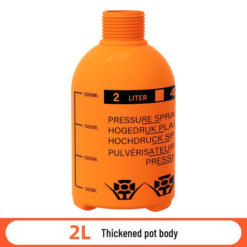 Лейка под давлением объемом 2 л для домашнего хозяйства и сада, пневматический распылитель для дезинфекции.