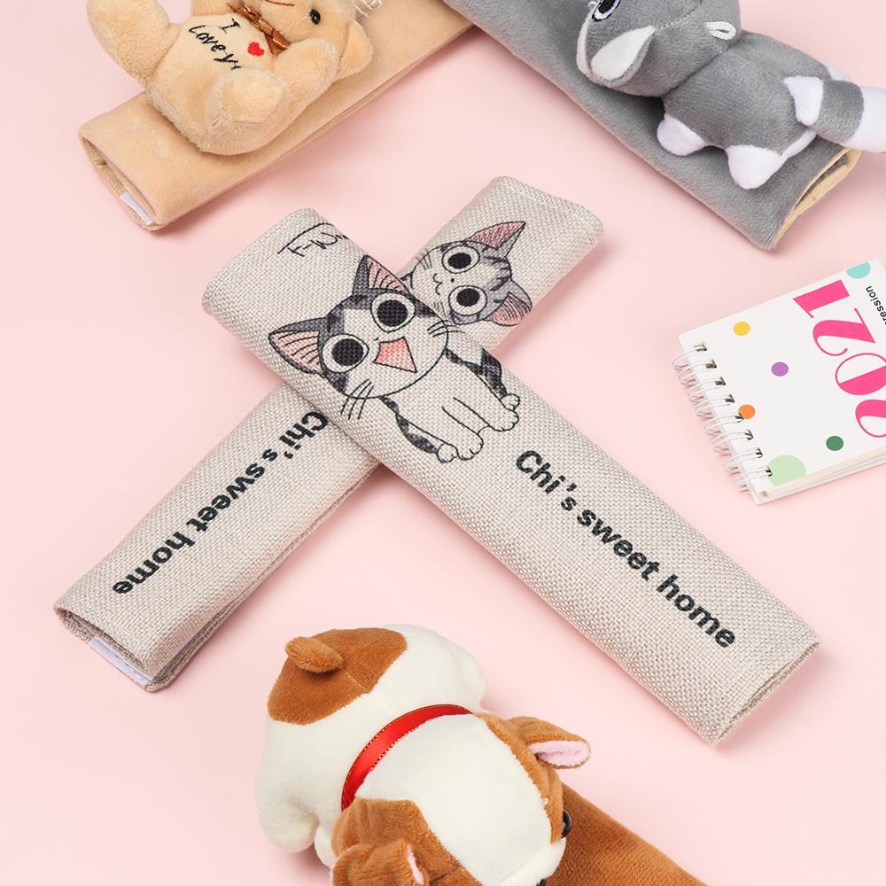 Hot Three-Dimensional Flannel Safety Belt Protector Cartoon Shoulder Strap Shoulder Guard Car