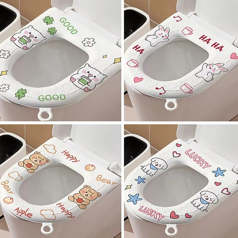 Handle Toilet Seat Cover Universal Toilet Pad Mat New Toilet Lid Cushion Toilet Accessories