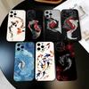 Чехол для телефона с рисунком Искусство Карп Кои Силиконовый Мягкий Для IPhone 17 16 15 14 13 12 11 X XR Plus Pro Max Plus
