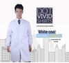 Unisex White Coat for Doctors, Students, Nurses - Long Sleeve, Spring/Autumn, Custom Logo Workwear