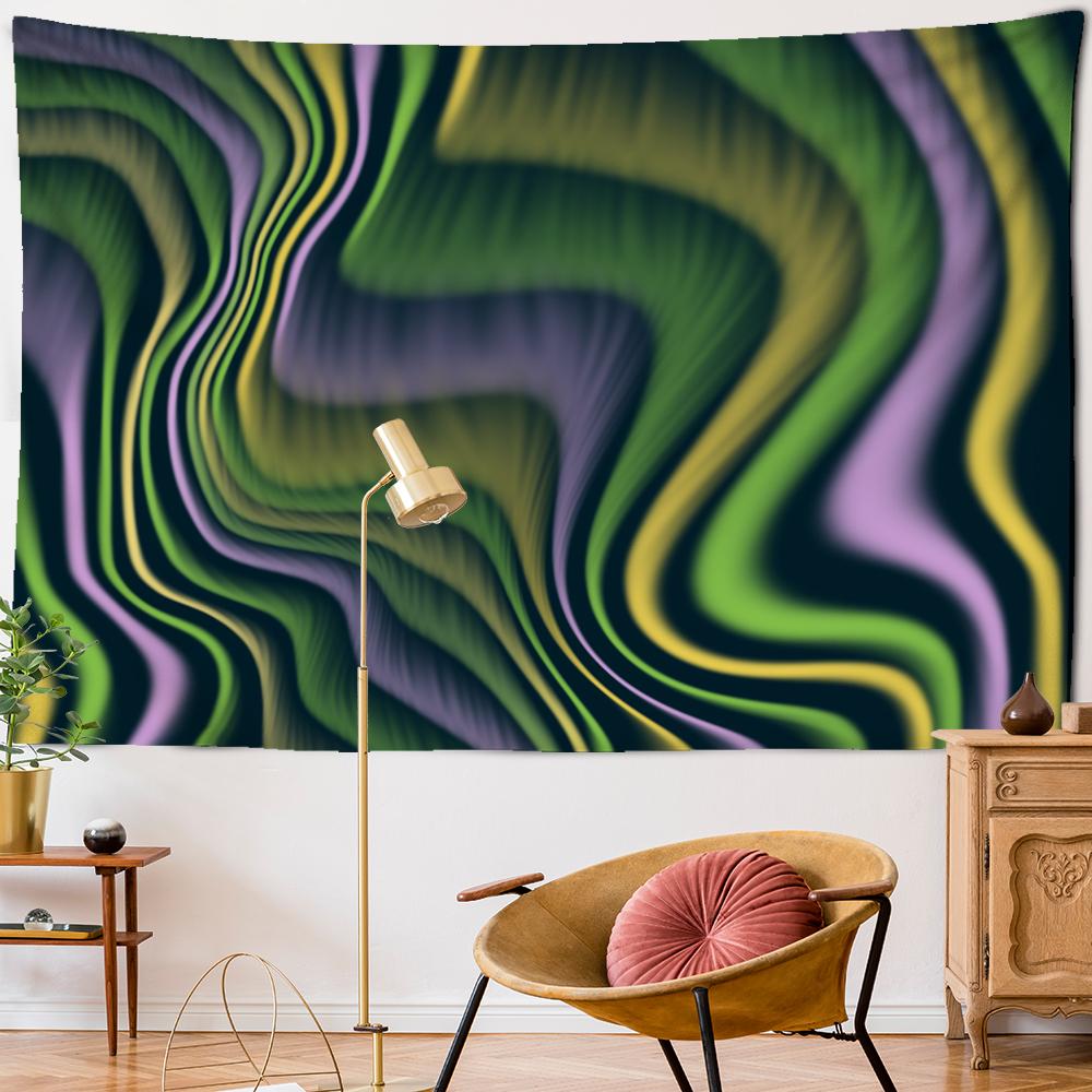 Психоделический волновой гобелен настенный гобелен колдовство психоделический хиппи богемный ветер головокружение спальня комната домашний декор