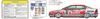 Aoshima Bunka Kyozaisha BEEMAX Series Toyota Corona ST191 1994 JTCC Спецификация Пластиковая модель 1/24 № 17