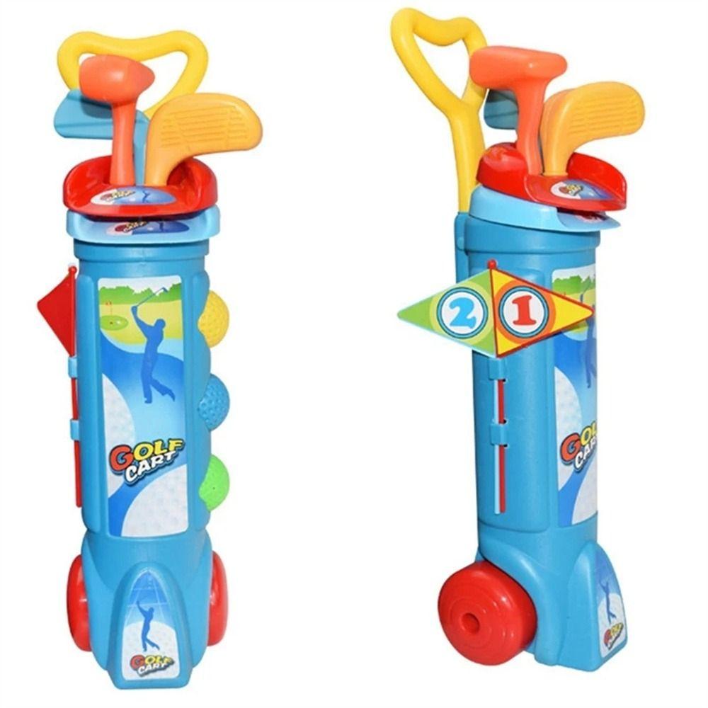 Multicolor Ball Golf Set Toys Early Educational Children's Practice Golf Indoor Outdoor