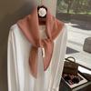 100% Wool Women Knitted Hollow-Carved Design Triangle Scarf Winter Thicken Warm Shawls Neckerchief Luxury Wraps Bufanda Pashmina