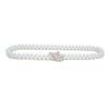 Meier Women's belt elastic pearl rhinestone butterfly slim waist cincher