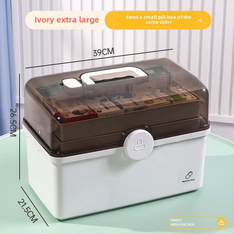 Набор многослойных коробок для хранения лекарств большой емкости