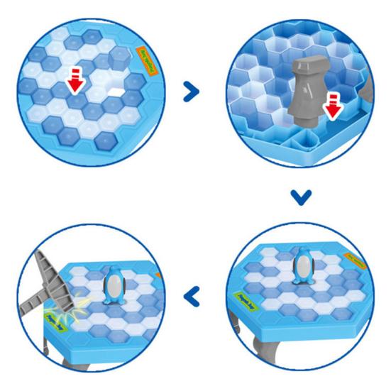 Save Penguin Ice Block Breaker Trap Toys Funny Parent Children Kids Table Game