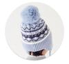 Children's winter ear protection hat, boys and girls' thick double-layer knitted hat, outdoor protection, warmth and cold protection, multiple care