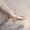 Heeled Buckles Ladies Shoes Pumps High Heels Women's Sandals Wholesale Bulk And Low Price On Offer Summer 2024 Comfortable