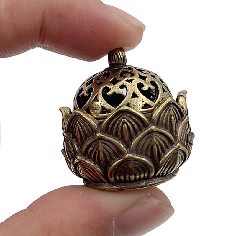 Lotus Incense Burner Copper Incenser Holder Decoration For Home Censer Desktop Ornament For Shop Office Home Decoration Roducts