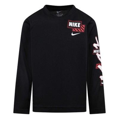 Детская/Подростковая футболка с длинным рукавом с логотипом Scribble Dri-FIT