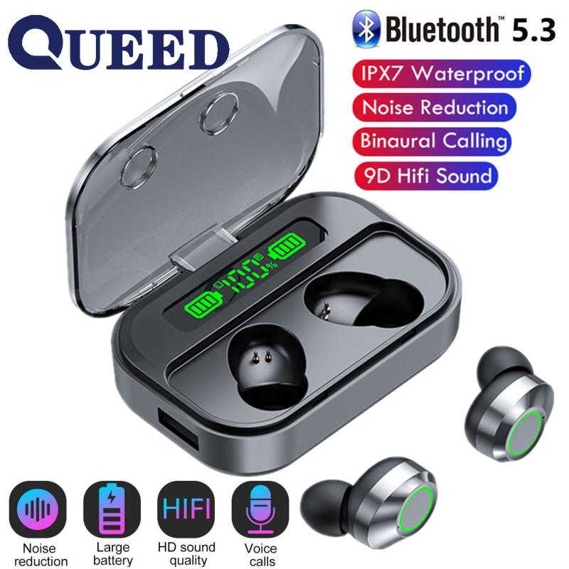 Wireless Bluetooth Headset TWS Large Screen Large -scale In-ear Sports Bluetooth Headset