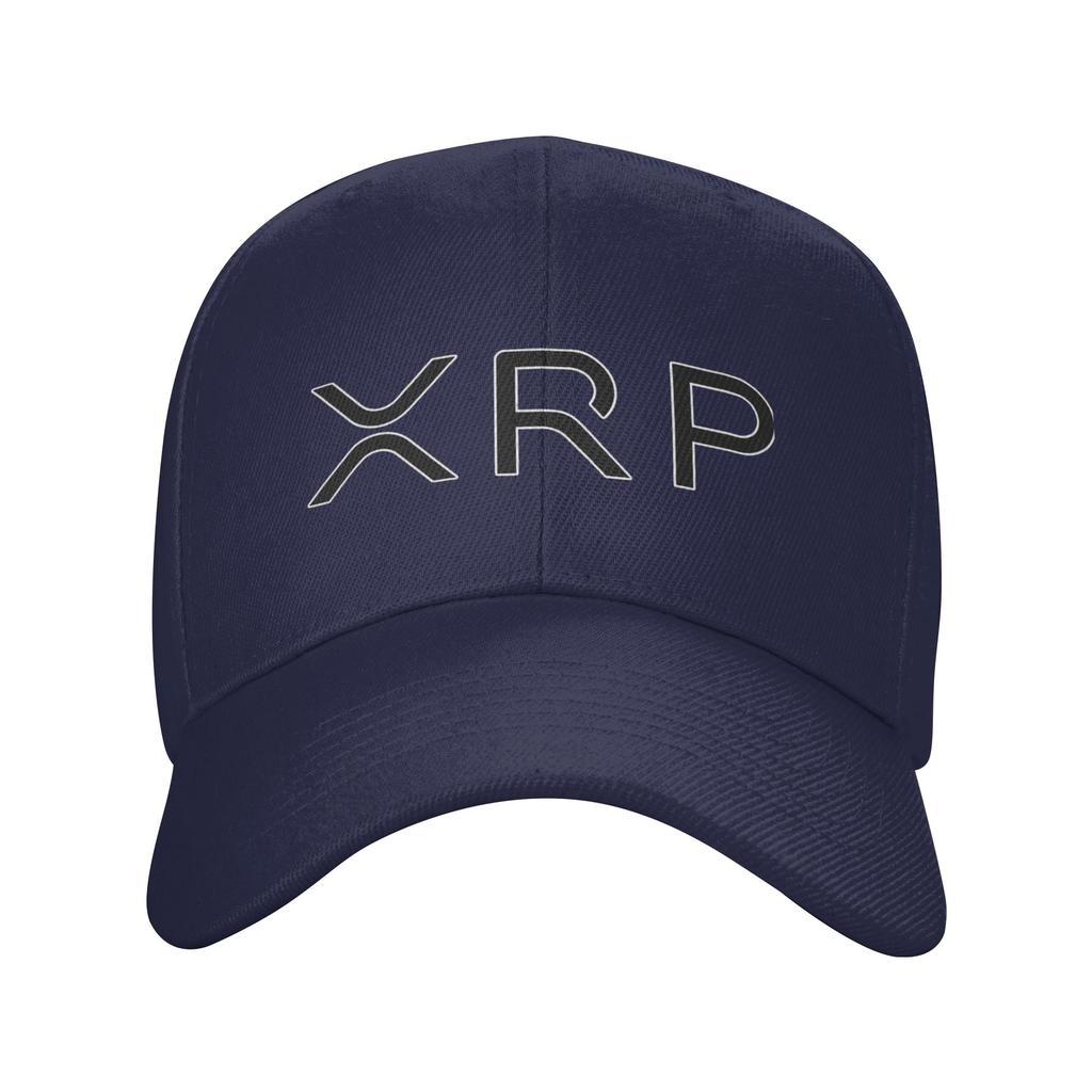 XRP Ripple Crypto Currency Sun Baseball Cap Summer Female Male Custom Logo Trucker Hat Hot Sale Classic Sports Baseball Caps