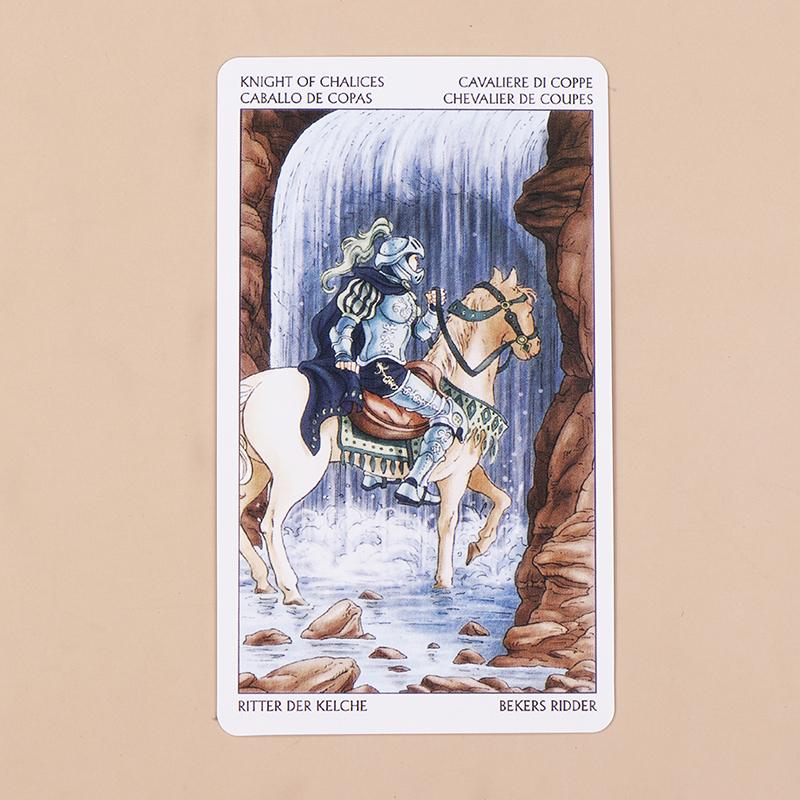 Tarot Of The 78 Doors Oracle Card Tarot Cards English Version Blue Edge Family Party Board Game