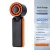 2026 Handheld Turbo Fan with Digital Display, 199 Speeds & Ice Pack Cooling, Three-Fold Design with Lanyard