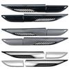 4PCS Front Door Fender Side Grille Leaf Plate Air Outlet Molding Trim Cover Strip For Land Rover Range Rover Evoque 2011-2019