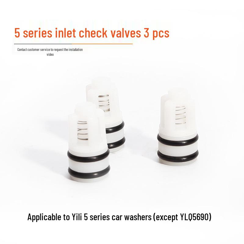 Аксессуары для автомойки Yili: Уплотнительное кольцо, Угольная щетка, Перепускной клапан, Микровыключатель, Обратный клапан.